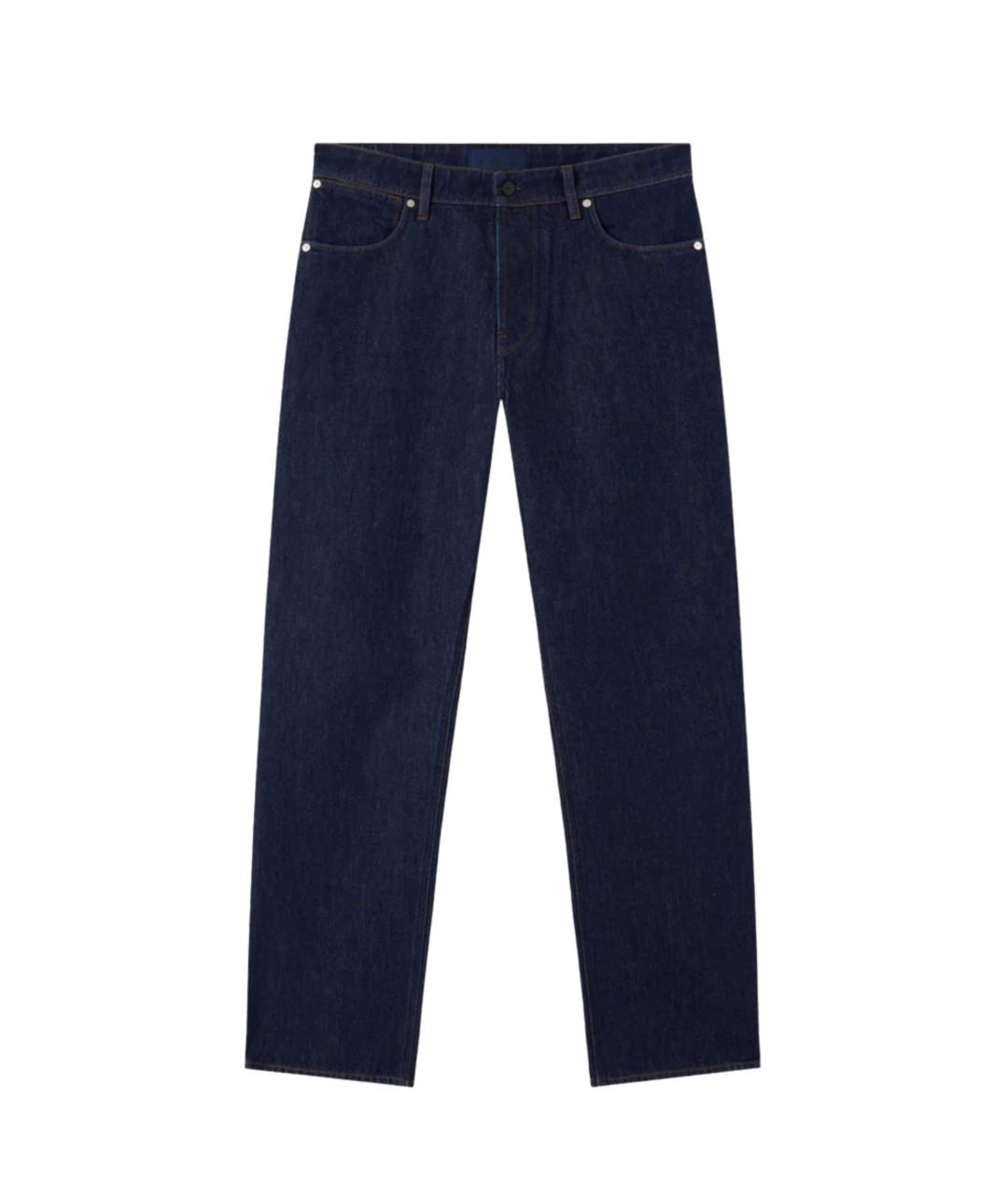 STONE ISLAND Синие хлопковые прямые джинсы, фото 1