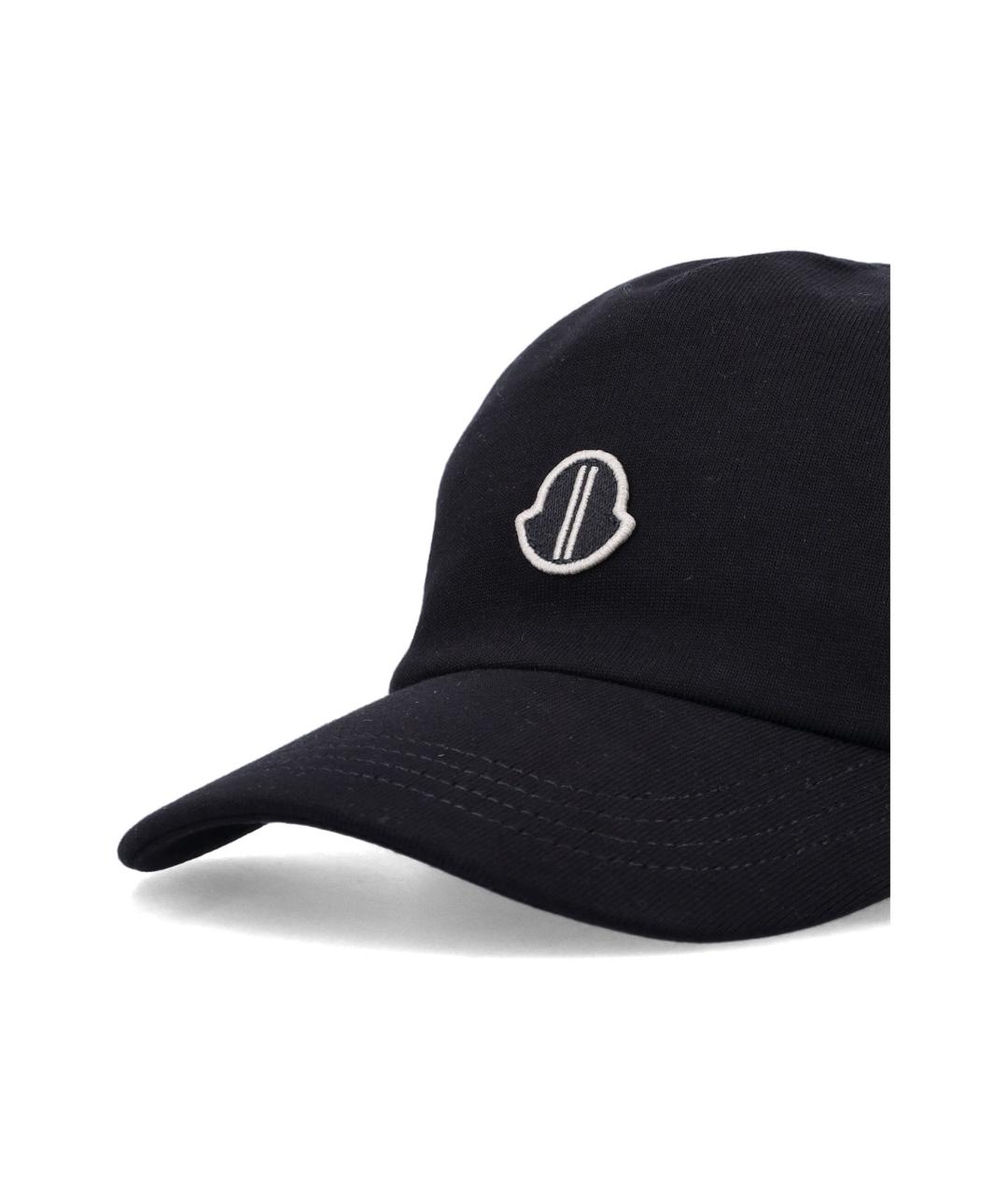 MONCLER Черная хлопковая кепка/бейсболка, фото 2
