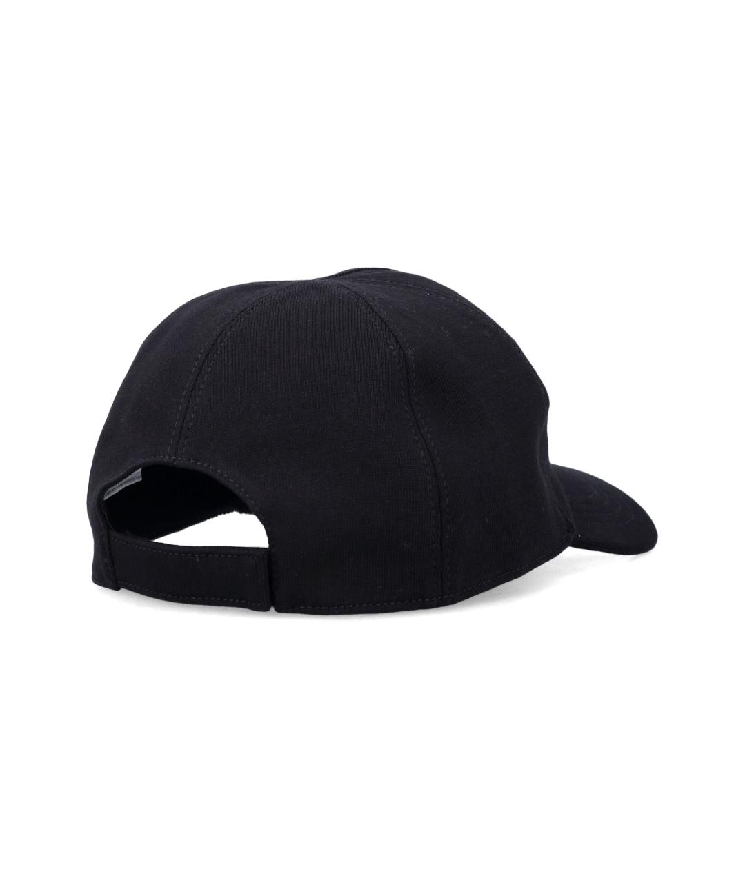 MONCLER Черная хлопковая кепка/бейсболка, фото 3