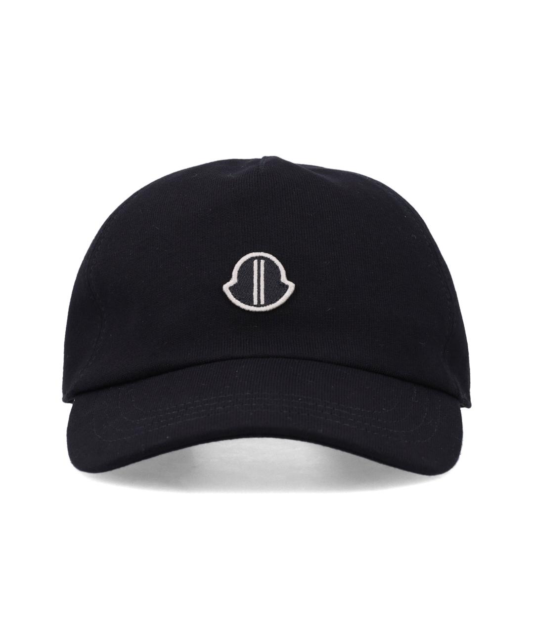 MONCLER Черная хлопковая кепка/бейсболка, фото 1