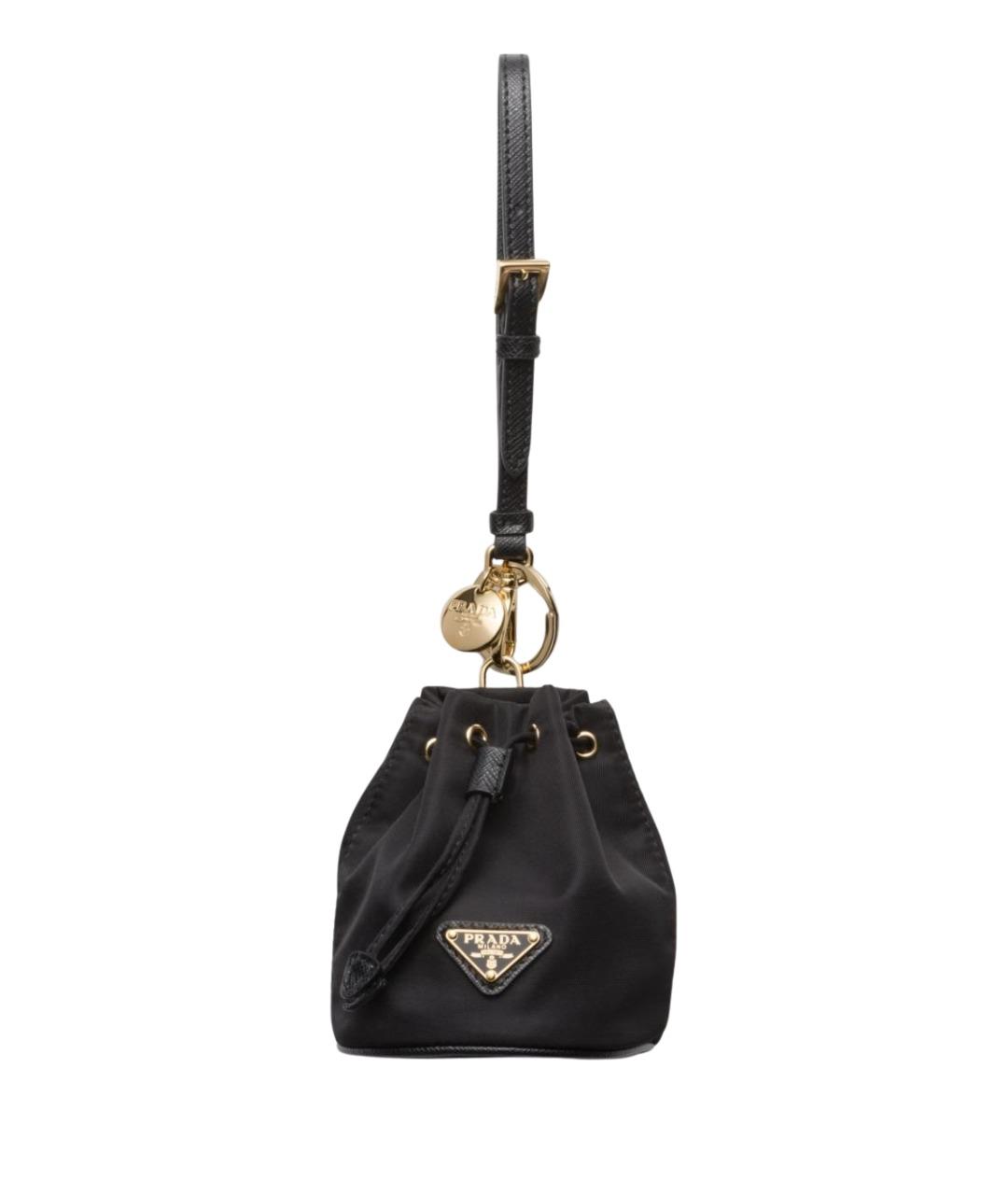 PRADA Черный брелок, фото 1