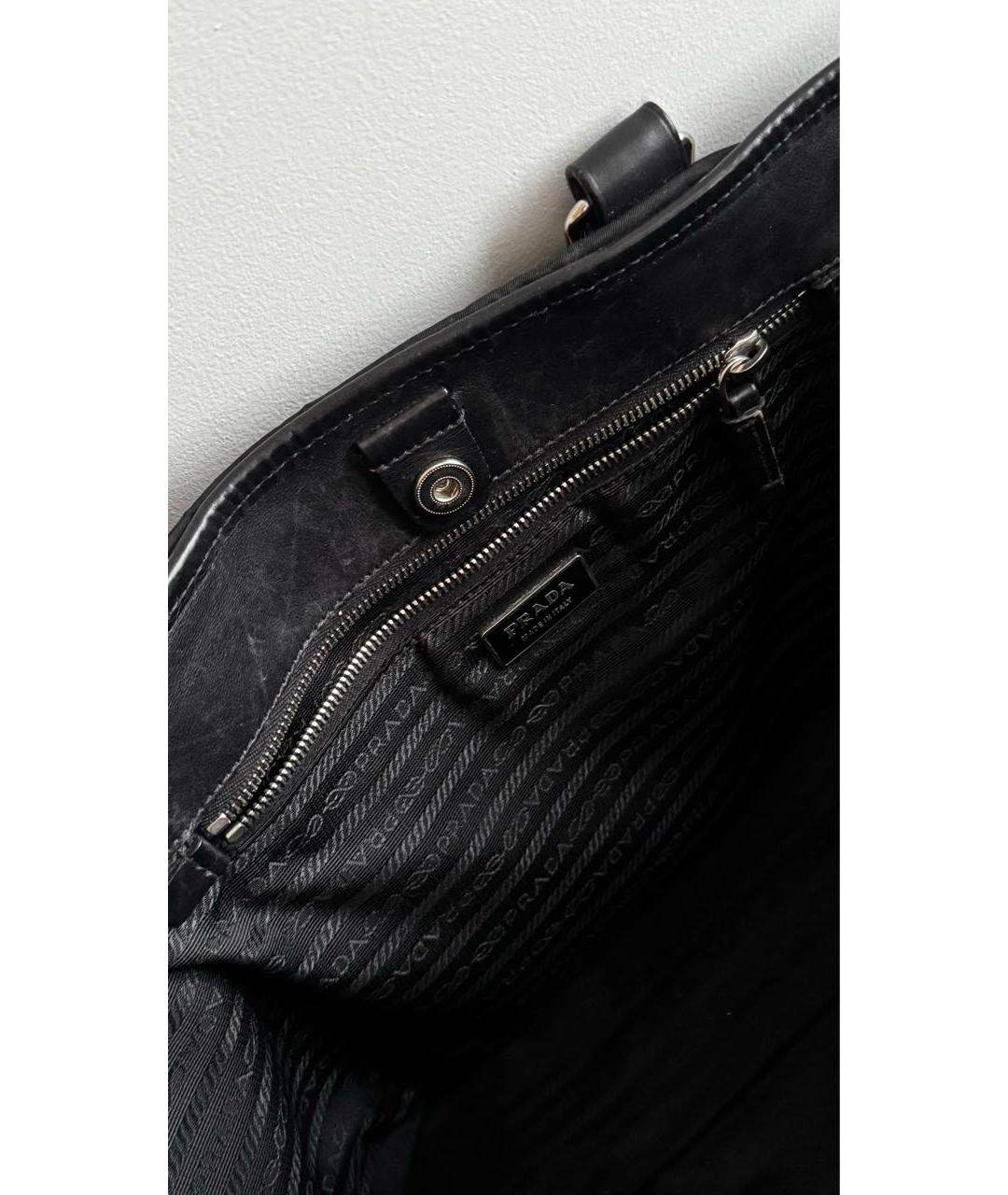 PRADA Черная сумка тоут, фото 4