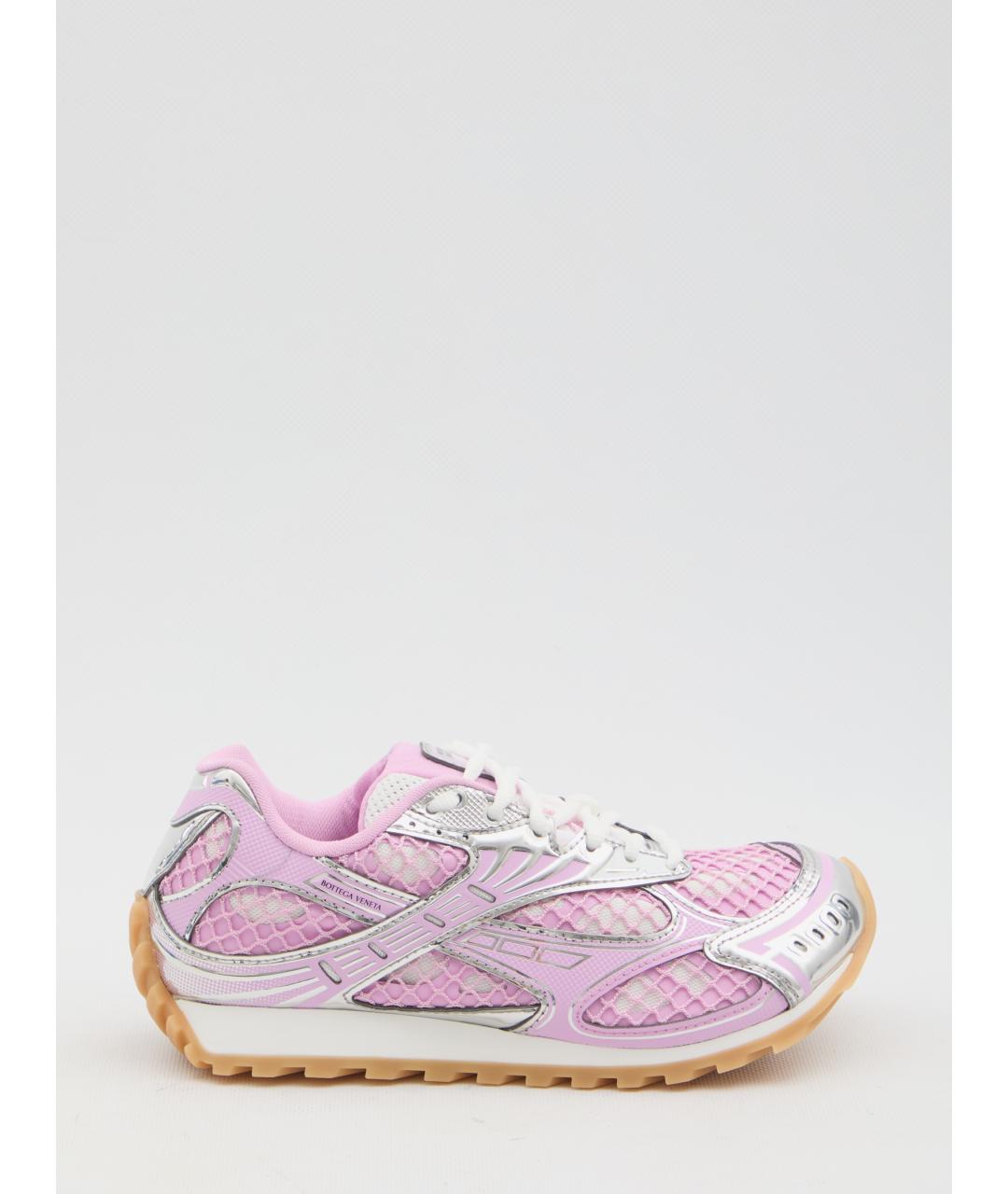 BOTTEGA VENETA Розовые кроссовки, фото 5