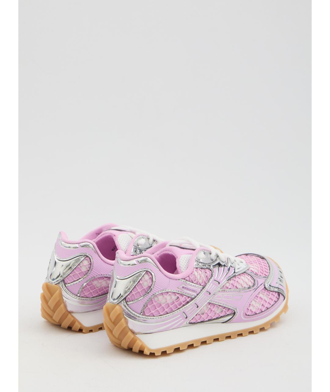 BOTTEGA VENETA Розовые кроссовки, фото 3