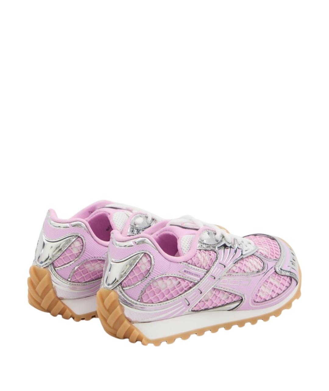 BOTTEGA VENETA Розовые кроссовки, фото 3