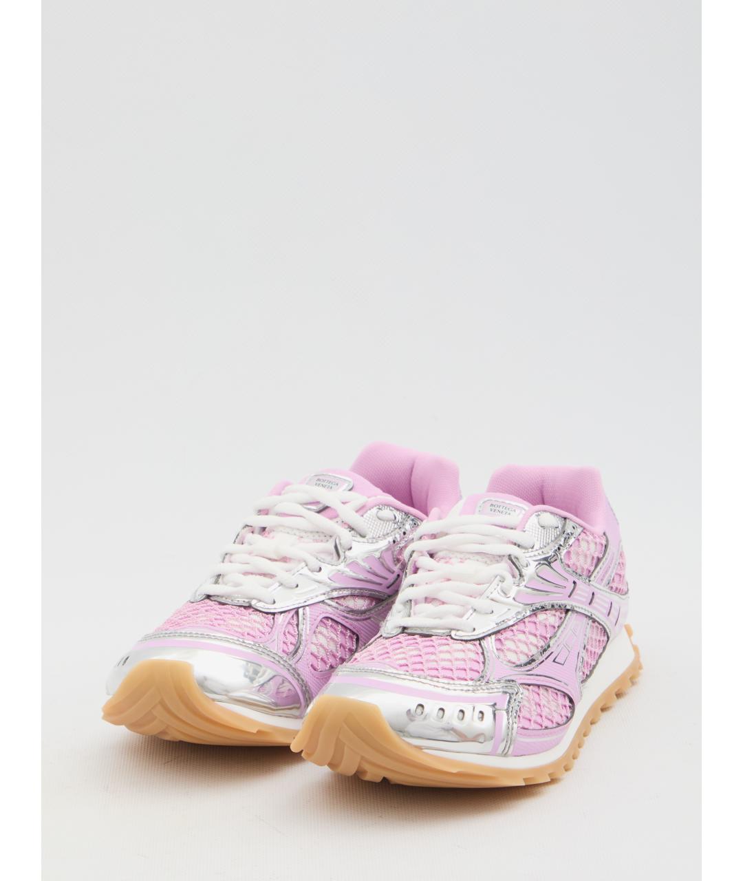 BOTTEGA VENETA Розовые кроссовки, фото 2