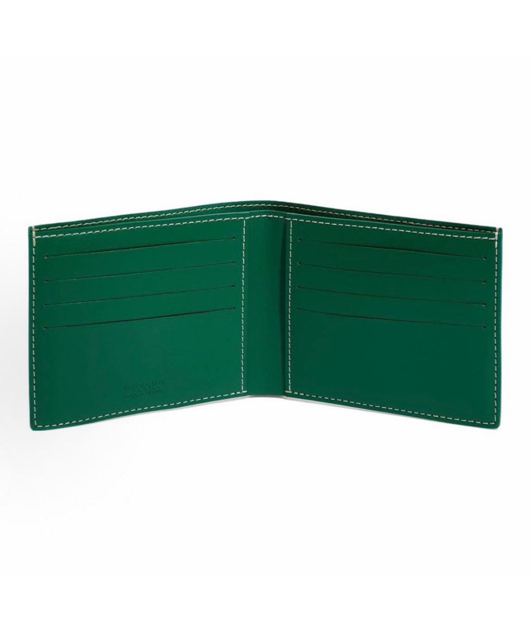 GOYARD Зеленый кошелек, фото 2