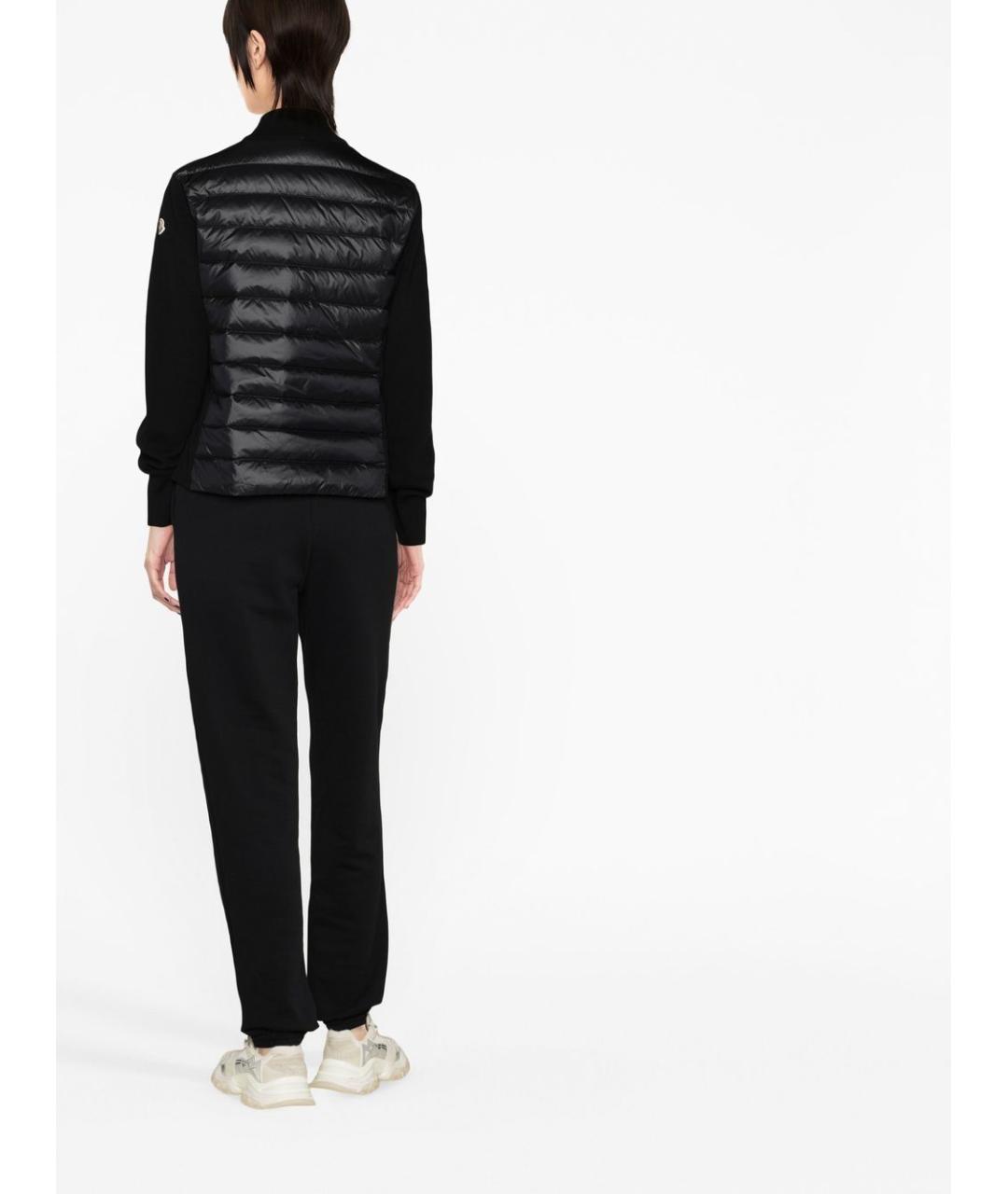 MONCLER Черная шерстяная куртка, фото 4