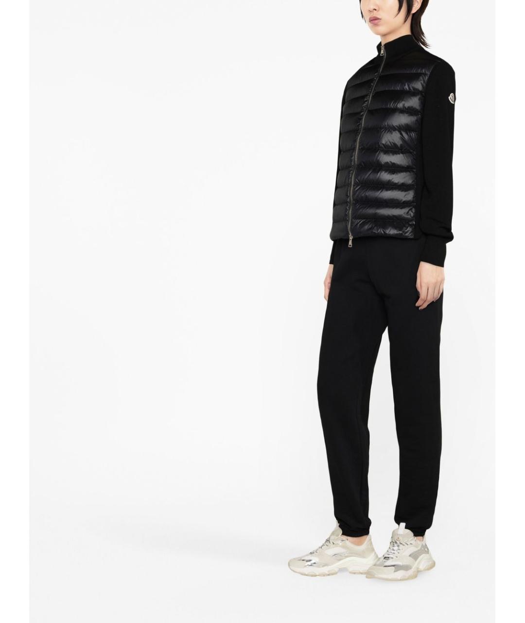 MONCLER Черная шерстяная куртка, фото 2