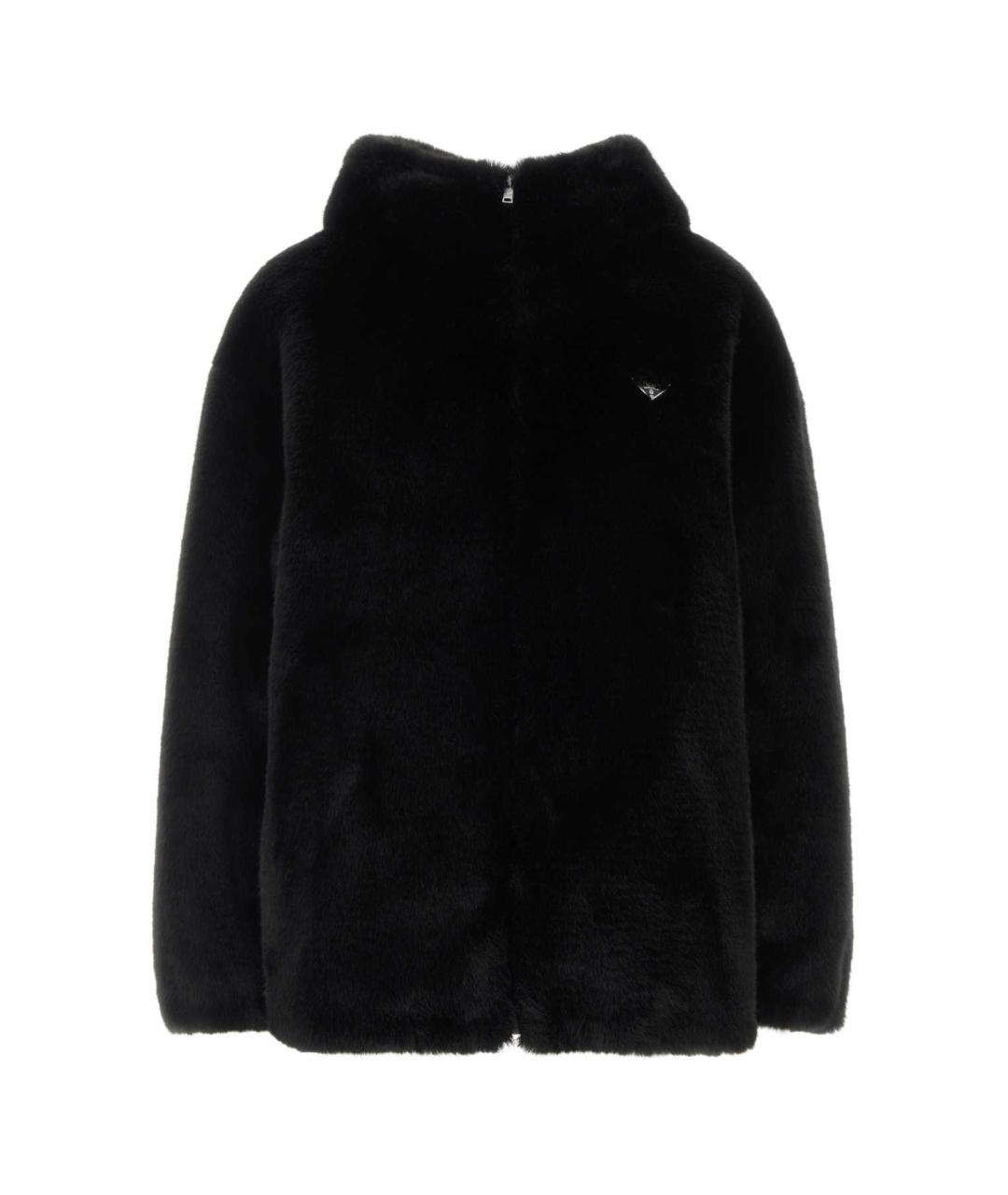 PRADA Черная полиэстеровая куртка, фото 1