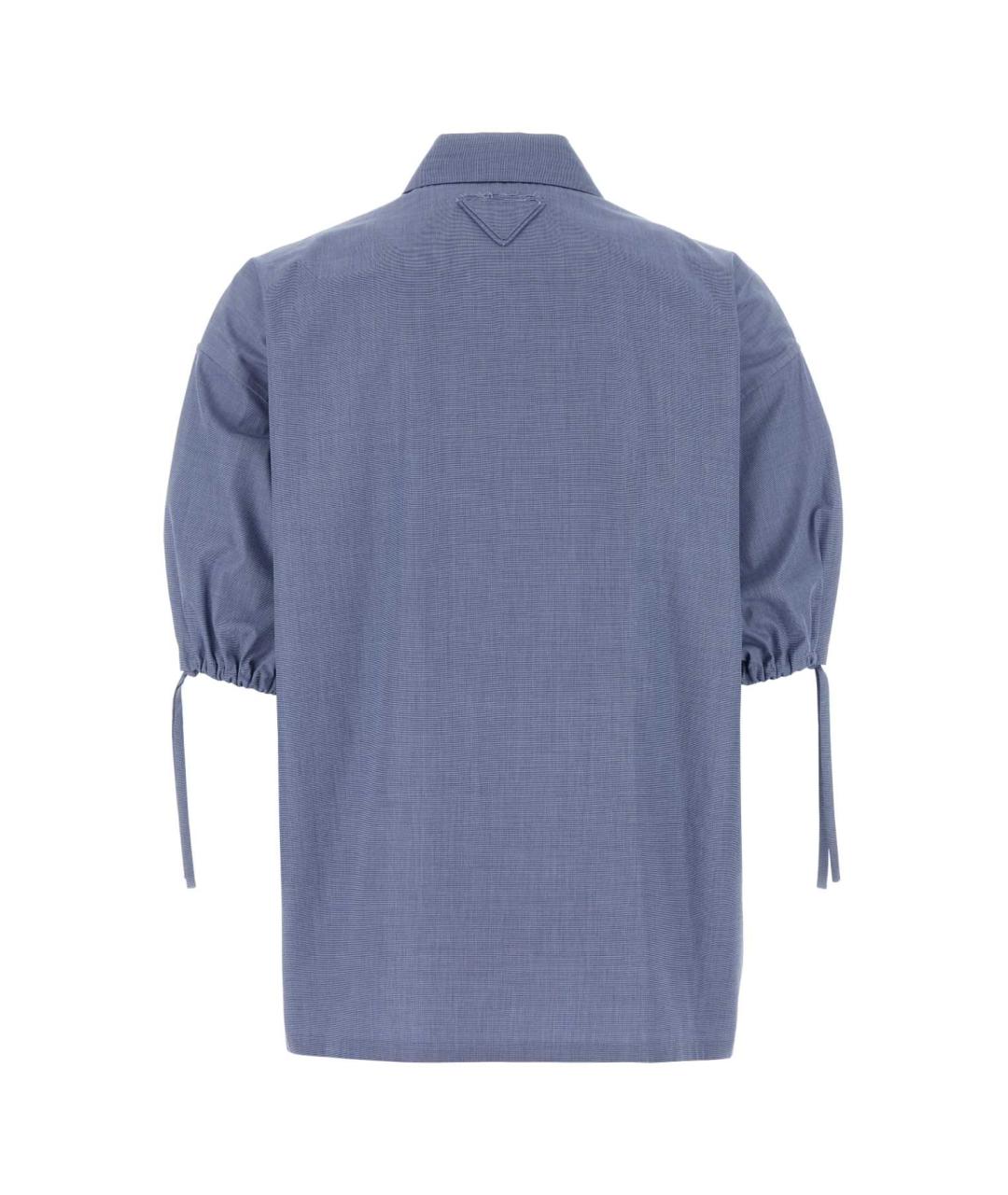 PRADA Синяя хлопковая рубашка, фото 2