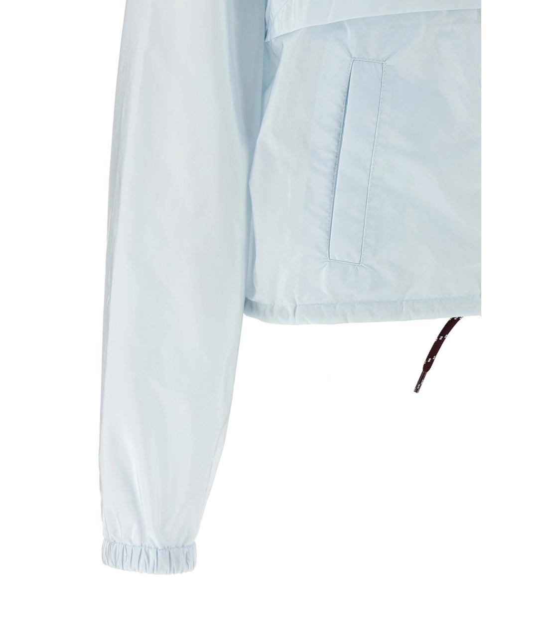 PRADA Голубая полиамидовая куртка, фото 4