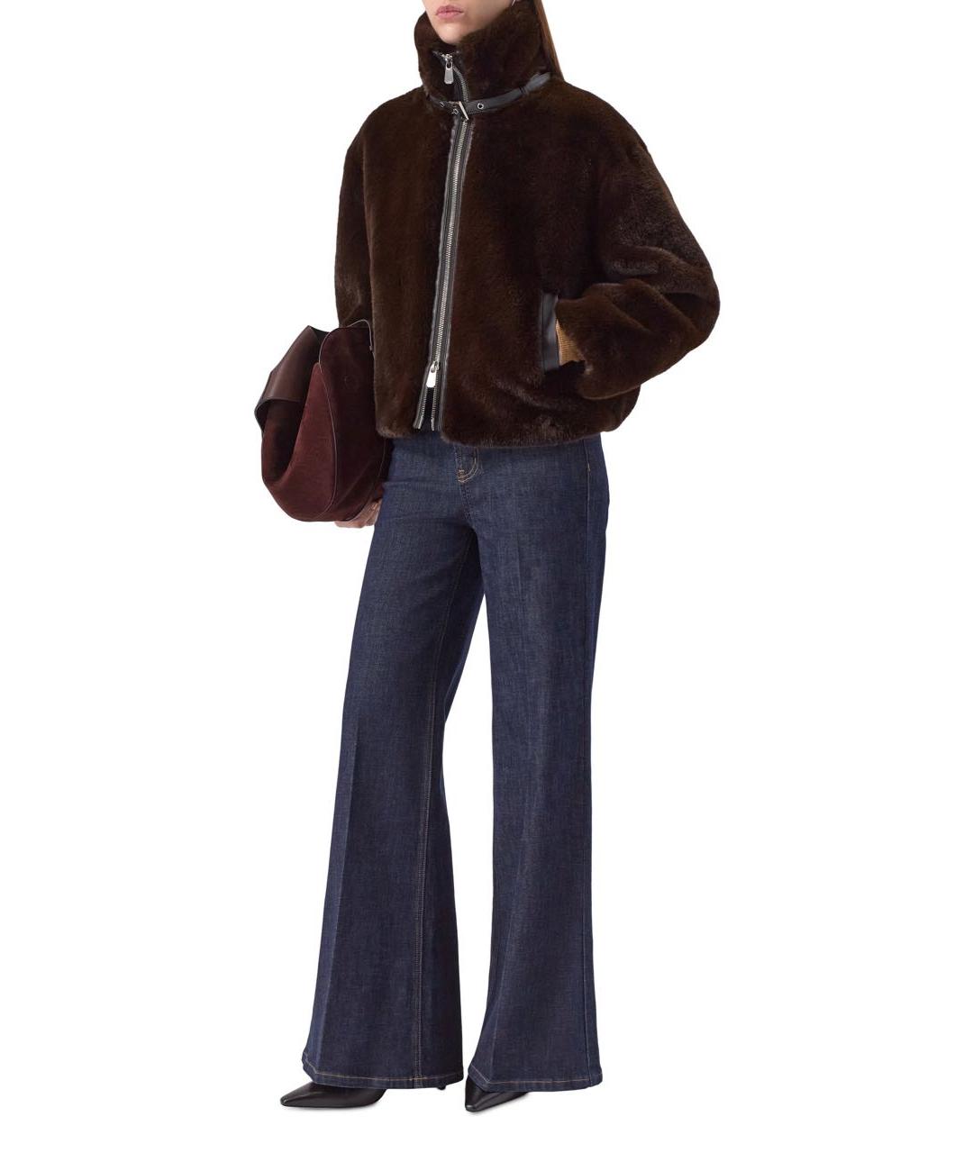 PINKO Коричневая шуба, фото 2