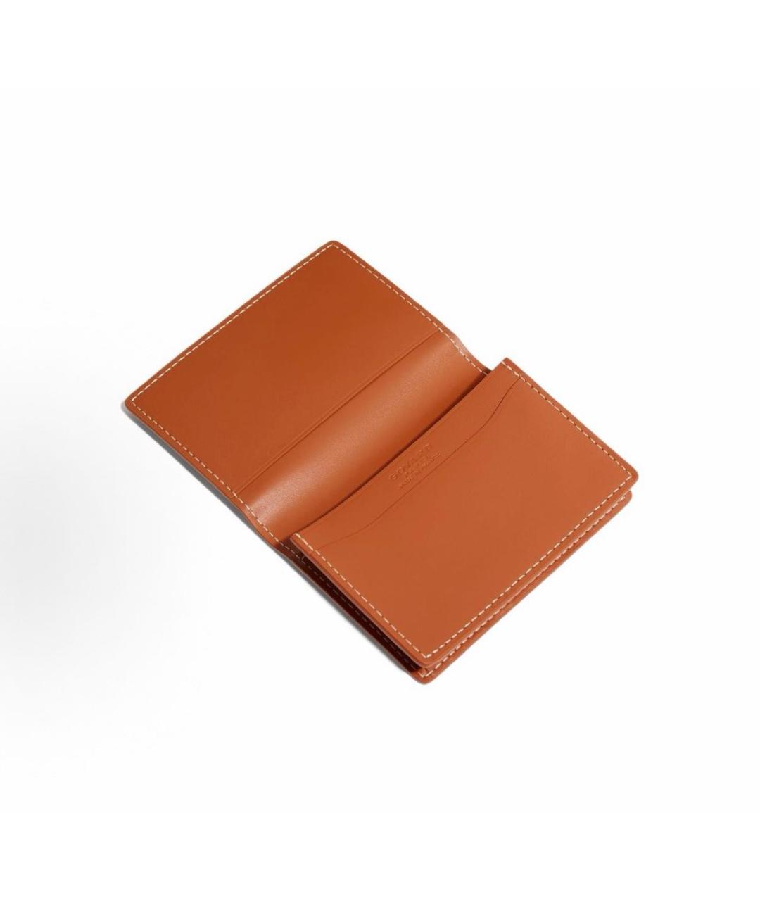 GOYARD Коричневый кошелек, фото 4