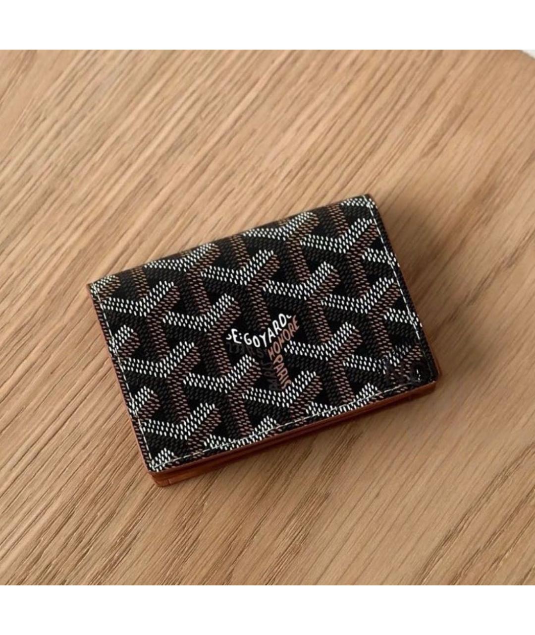 GOYARD Коричневый кошелек, фото 6