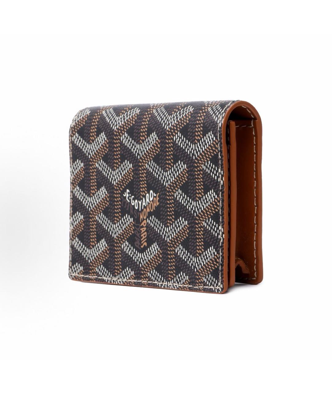 GOYARD Коричневый кошелек, фото 3