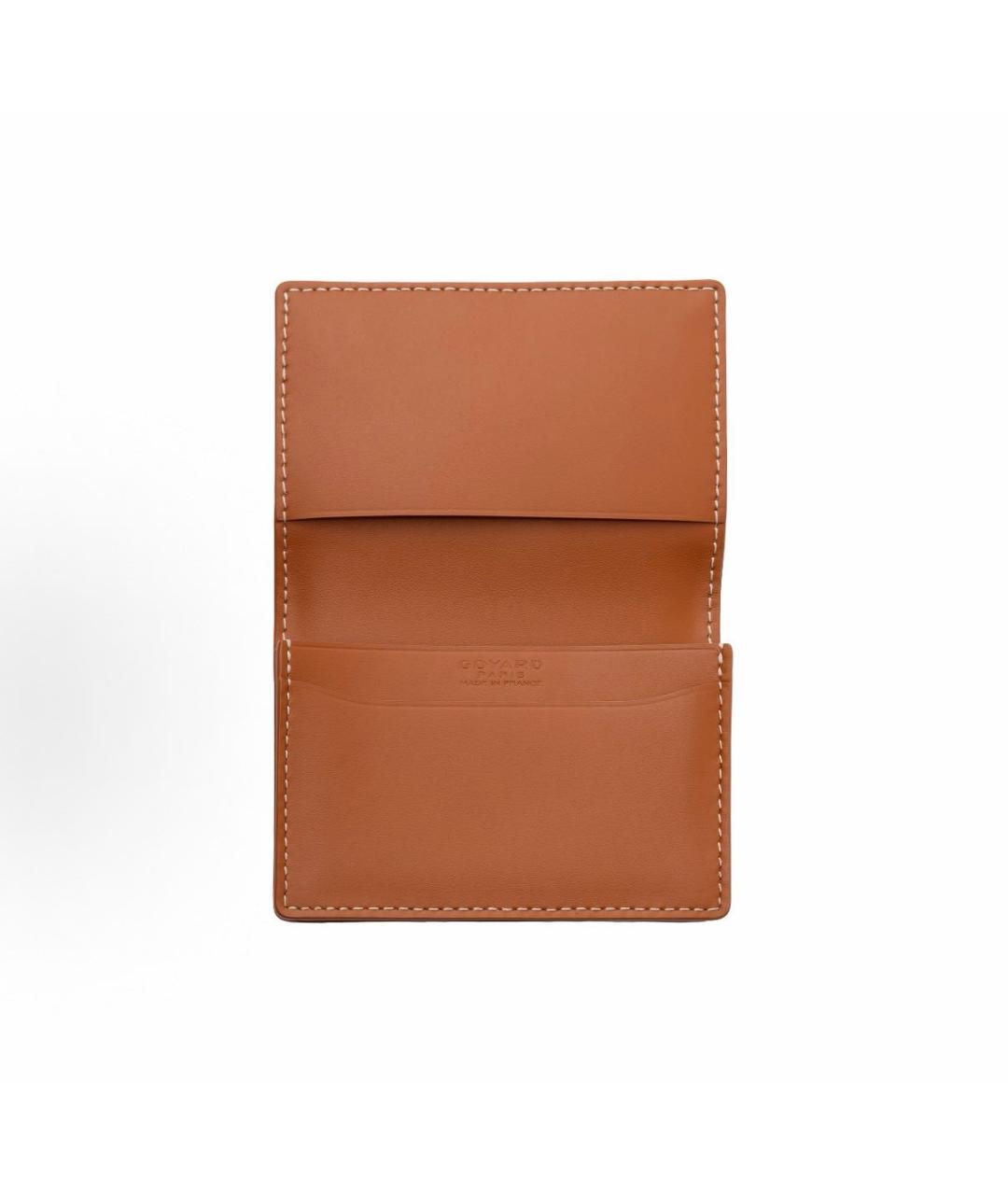 GOYARD Коричневый кошелек, фото 5