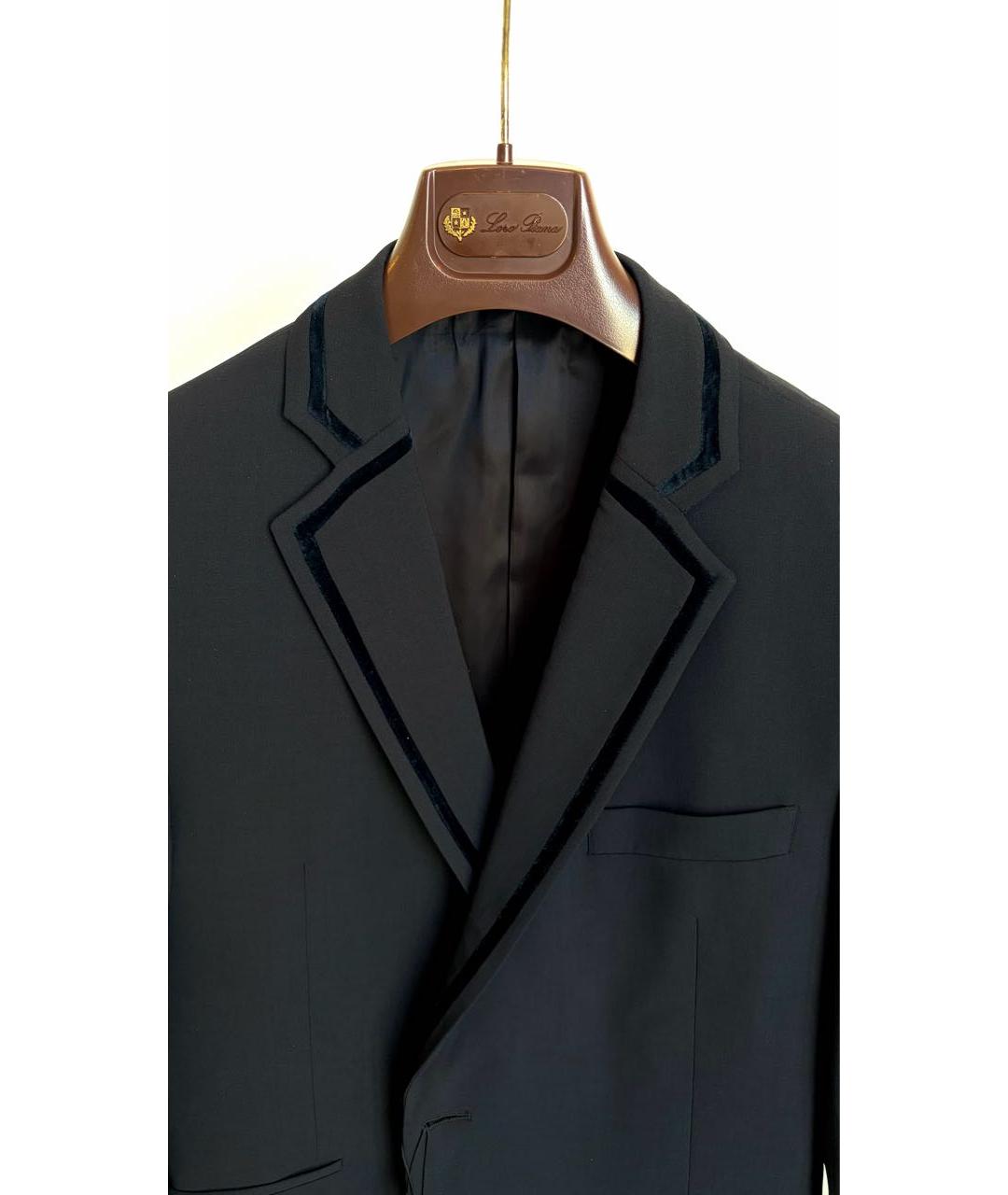 EMPORIO ARMANI Черный шерстяной пиджак, фото 3