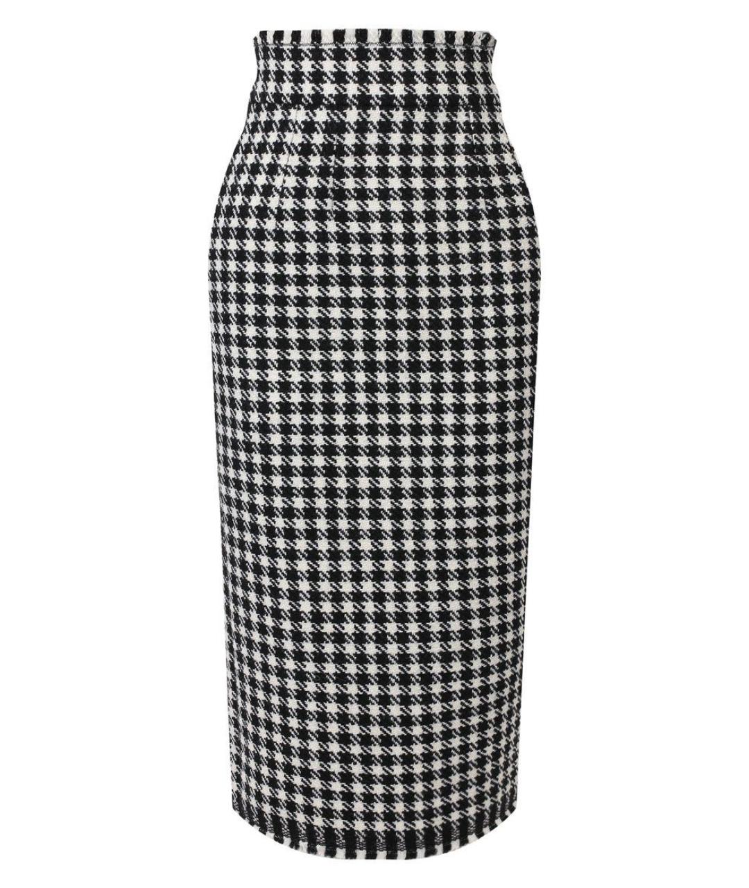 DOLCE&GABBANA Мульти твидовая юбка миди, фото 1