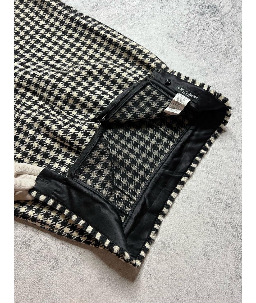 DOLCE&GABBANA Мульти твидовая юбка миди, фото 8