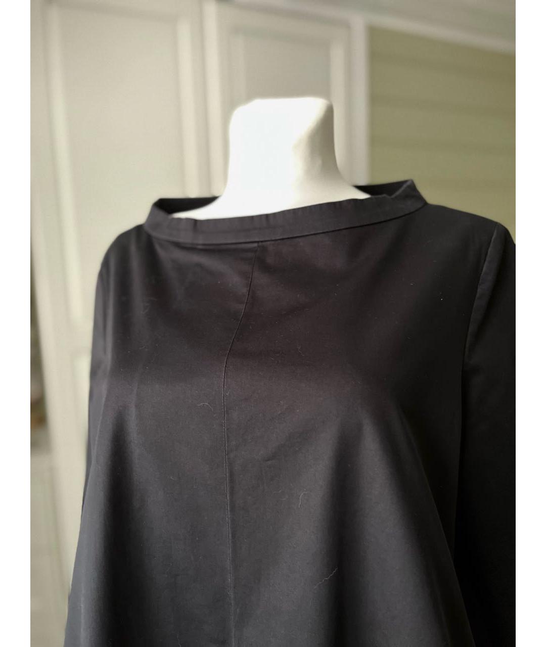 COS Черное хлопковое повседневное платье, фото 4