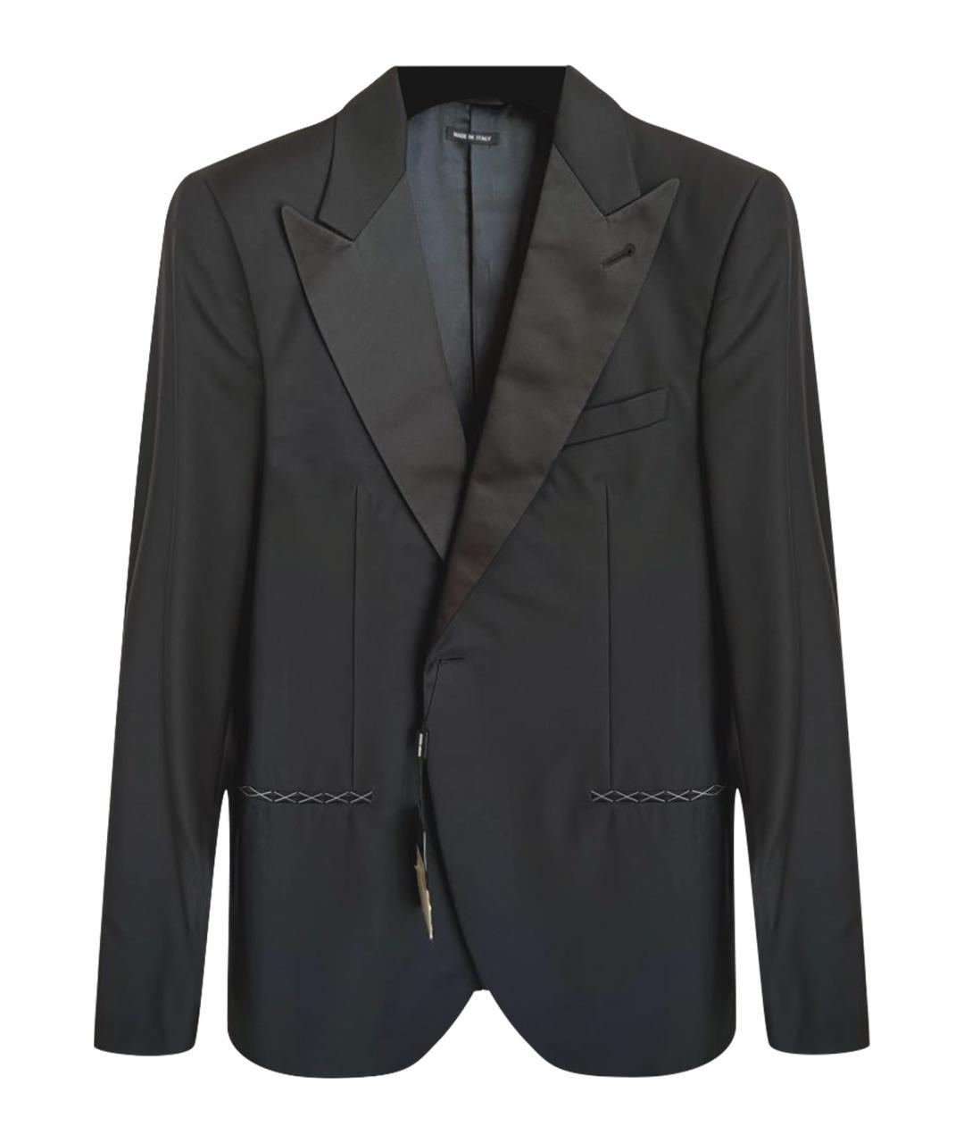 GIORGIO ARMANI Черный шерстяной пиджак, фото 1