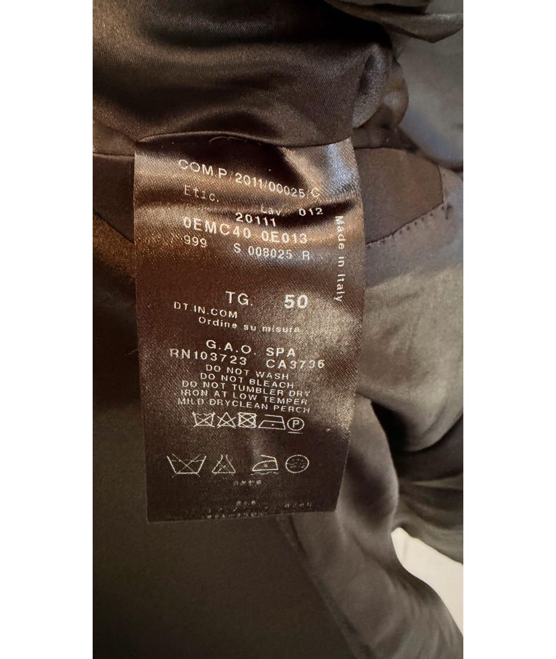 GIORGIO ARMANI Черный шерстяной пиджак, фото 5