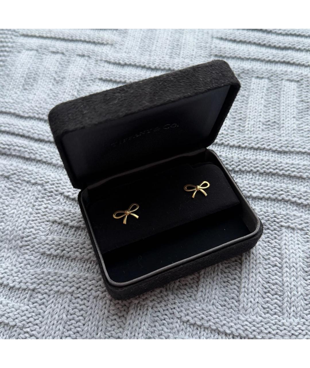 TIFFANY&CO Золотые серьги из желтого золота, фото 2