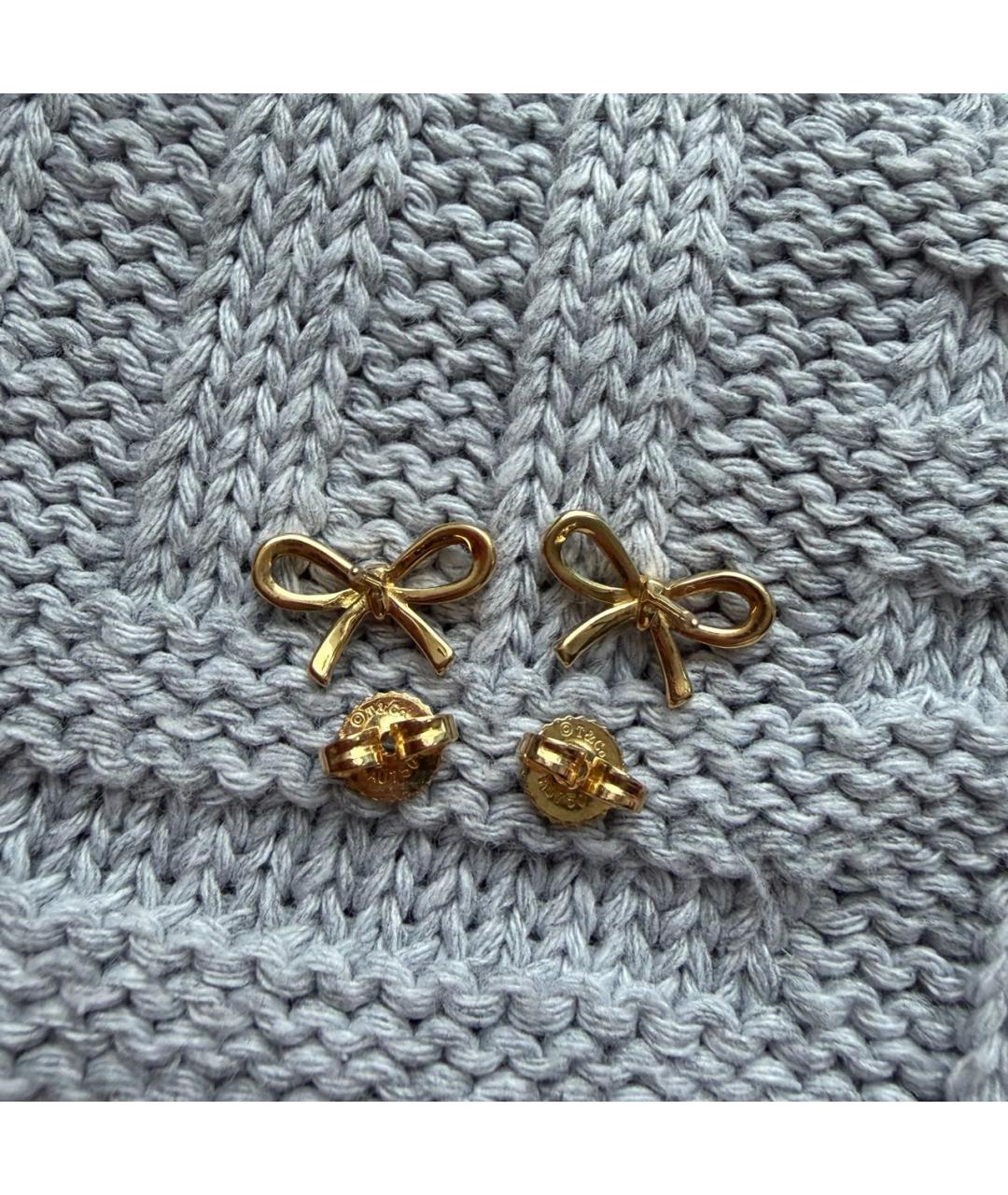 TIFFANY&CO Золотые серьги из желтого золота, фото 4