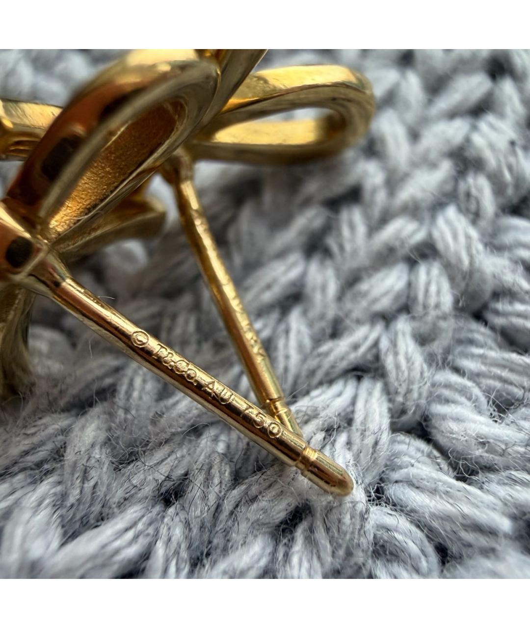 TIFFANY&CO Золотые серьги из желтого золота, фото 6