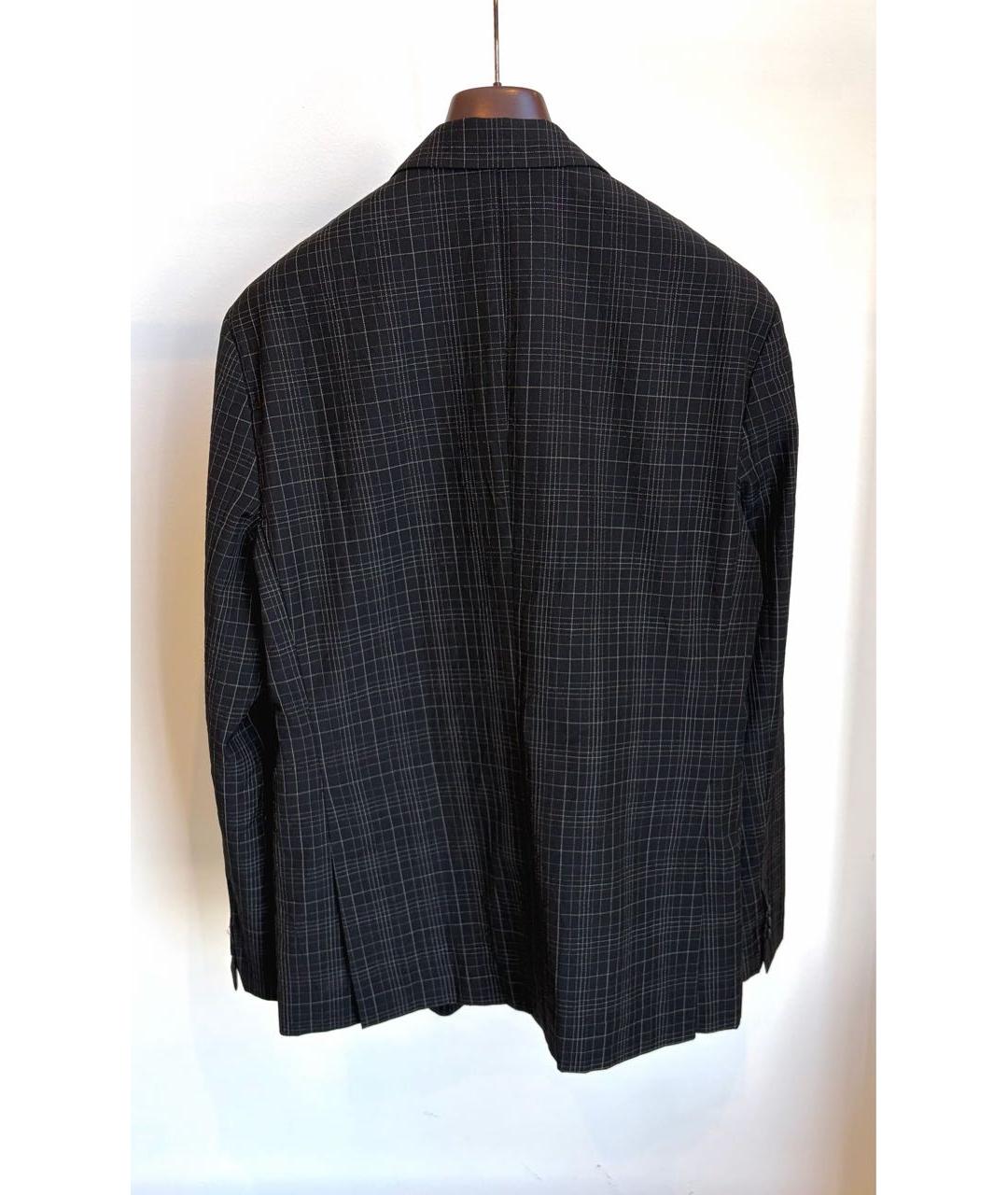 EMPORIO ARMANI Антрацитовый шерстяной пиджак, фото 3