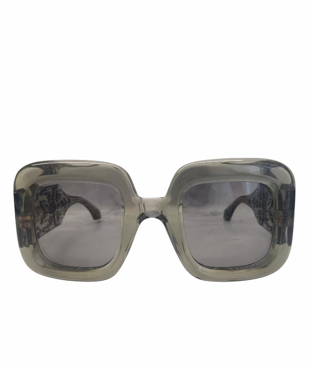 ETRO Зеленые пластиковые солнцезащитные очки, фото 1