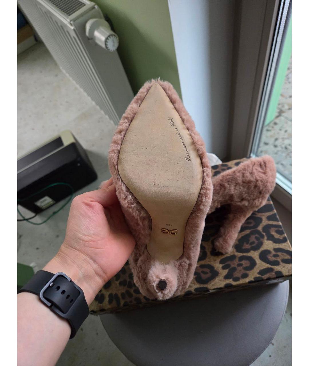 DOLCE&GABBANA Розовые туфли, фото 8