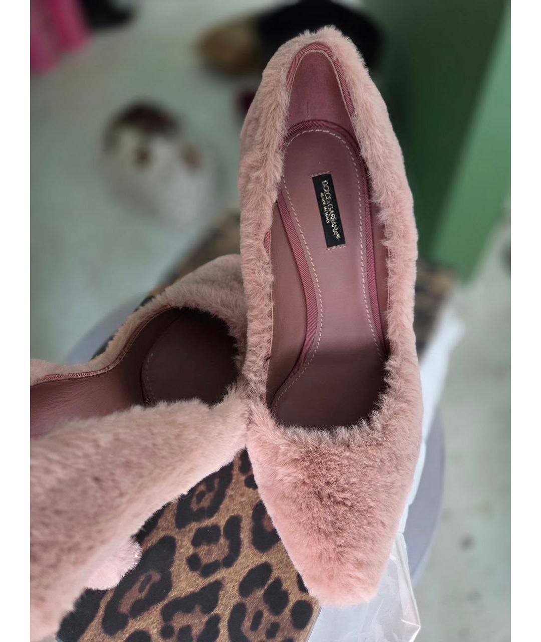 DOLCE&GABBANA Розовые туфли, фото 9