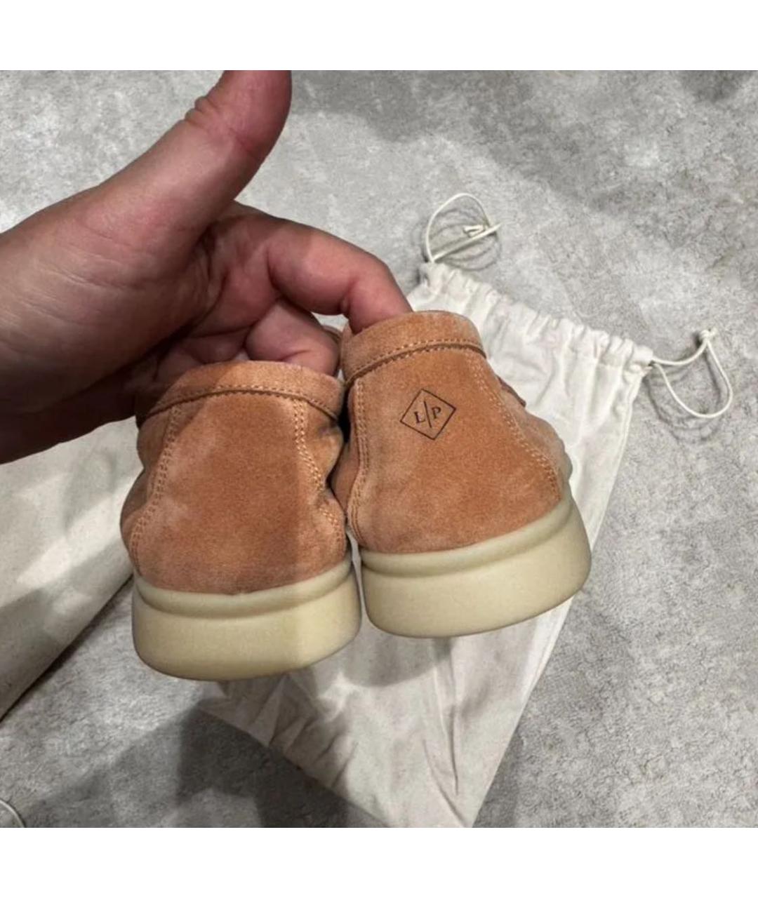 LORO PIANA Замшевые лоферы, фото 6