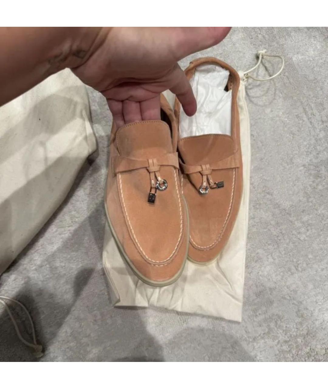 LORO PIANA Замшевые лоферы, фото 5