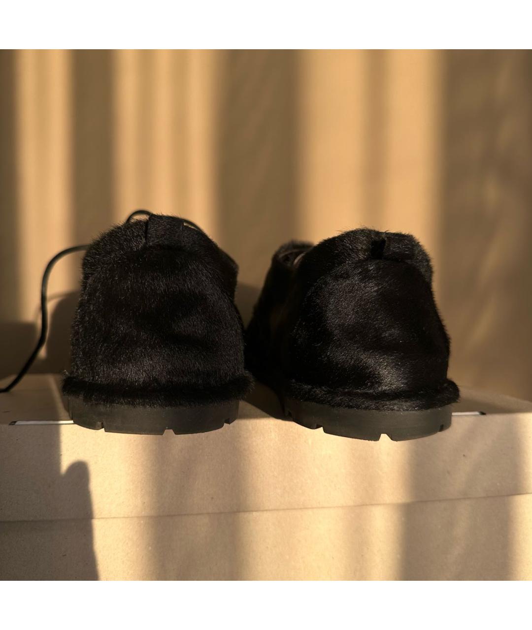 MARSELL Черные кожаные туфли, фото 4