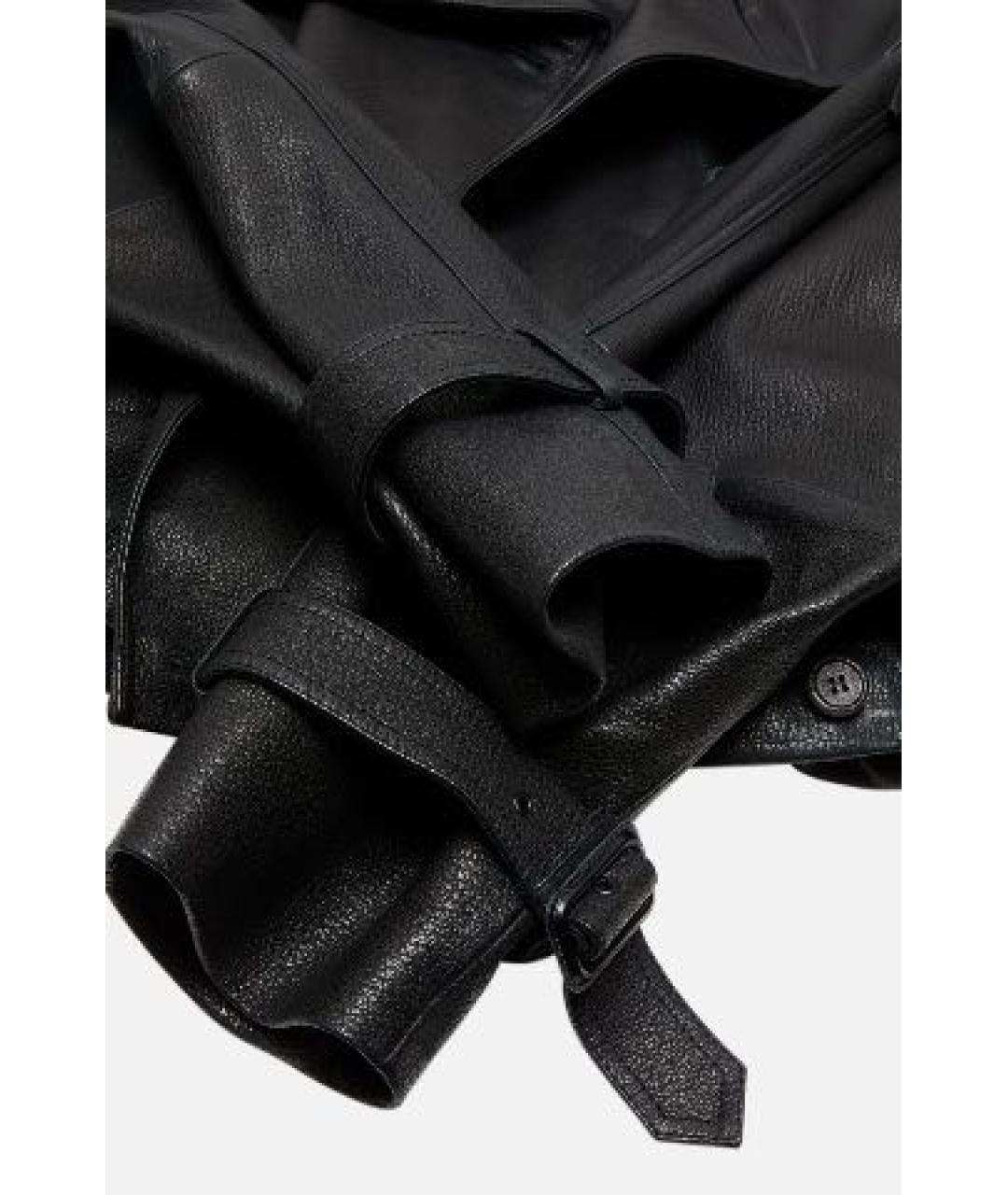 ACNE STUDIOS Черная кожаная куртка, фото 7