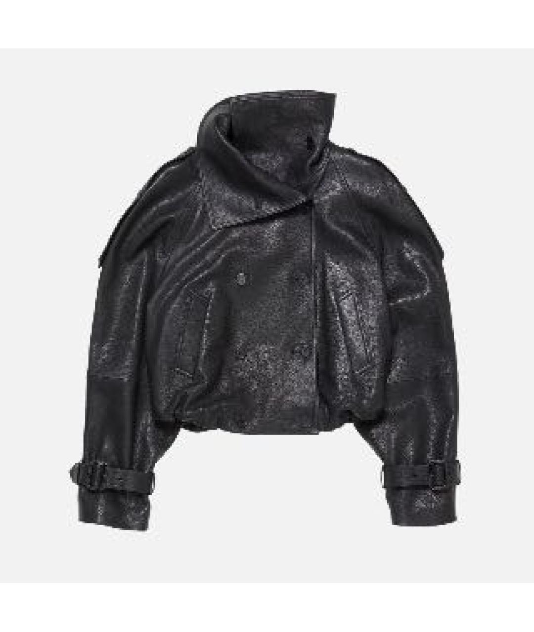 ACNE STUDIOS Черная кожаная куртка, фото 9