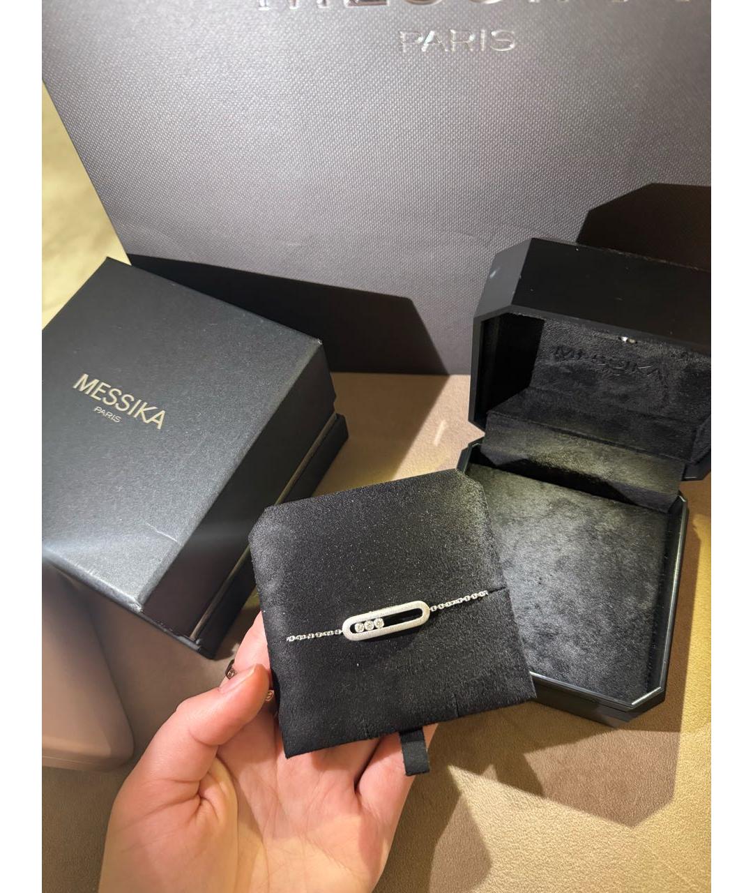 MESSIKA Белый браслет из белого золота, фото 4