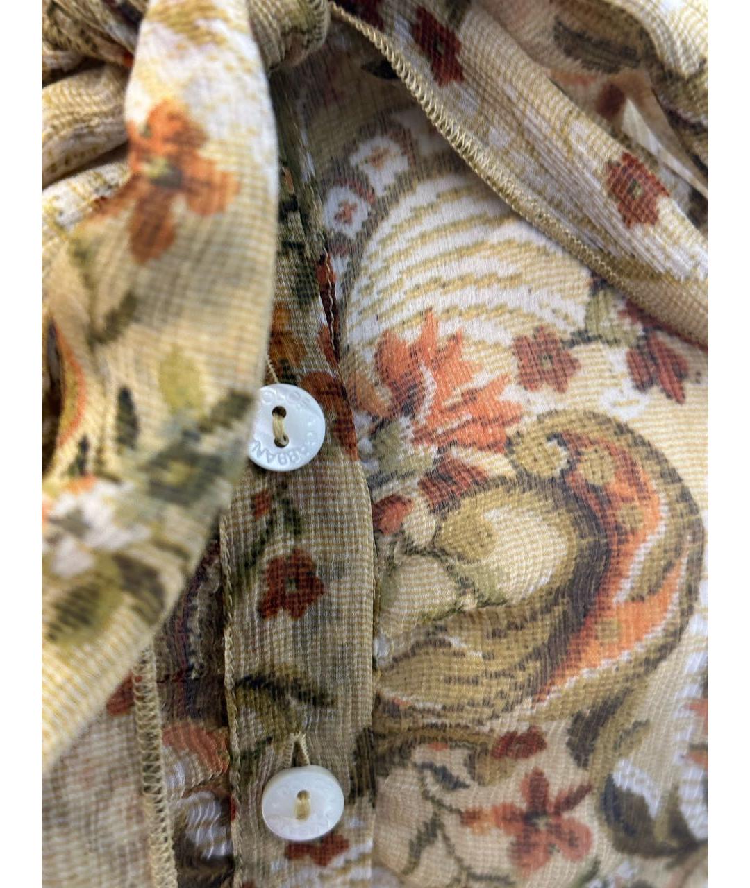 DOLCE&GABBANA Мульти шелковое повседневное платье, фото 6