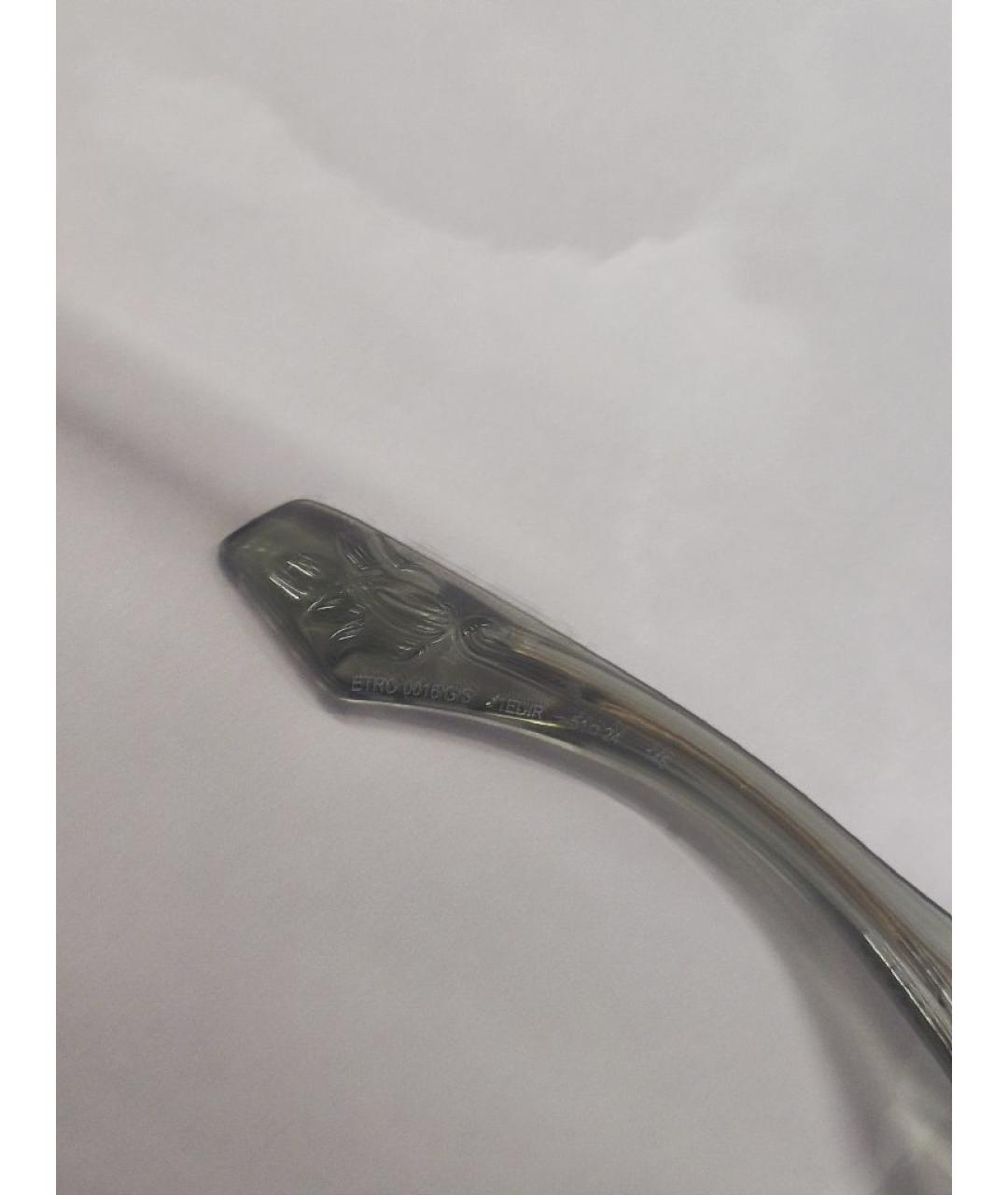 ETRO Зеленые пластиковые солнцезащитные очки, фото 5