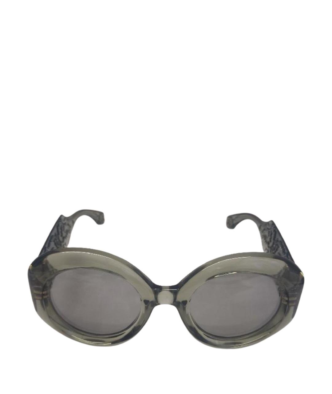 ETRO Зеленые пластиковые солнцезащитные очки, фото 1