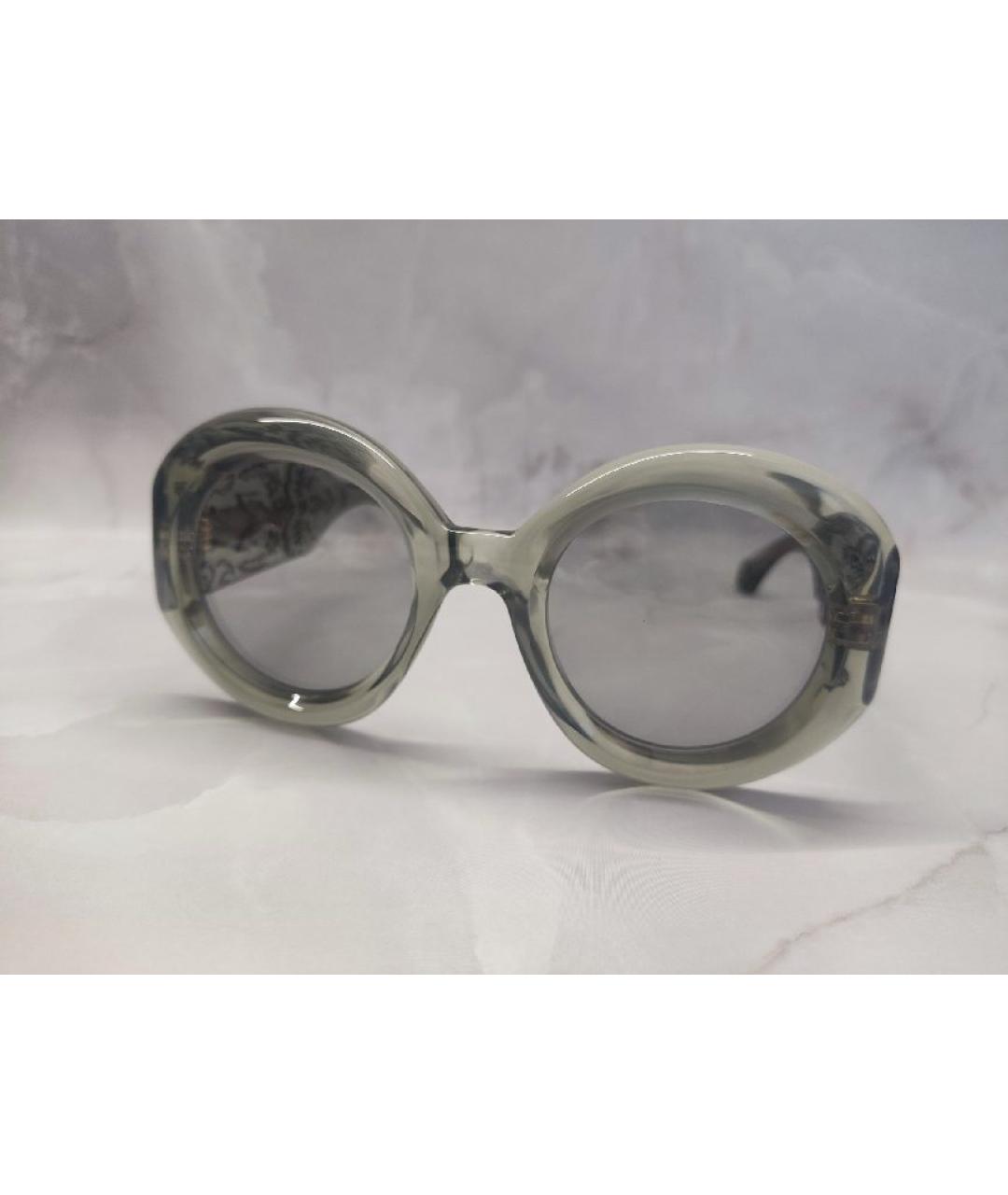 ETRO Зеленые пластиковые солнцезащитные очки, фото 2