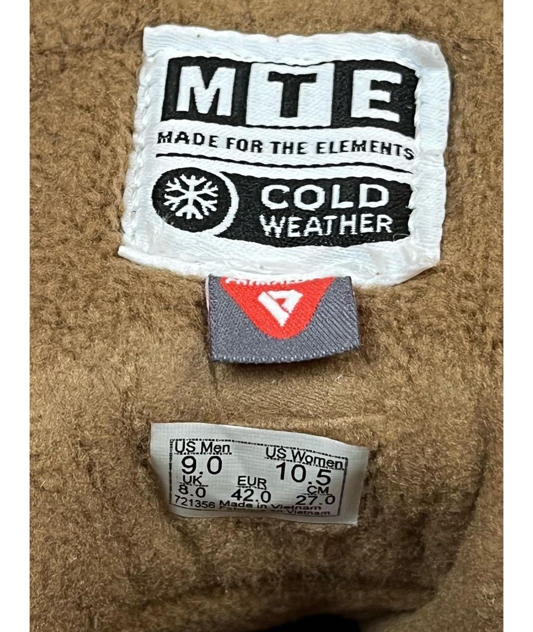 VANS Коричневые замшевые высокие кроссовки / кеды, фото 8