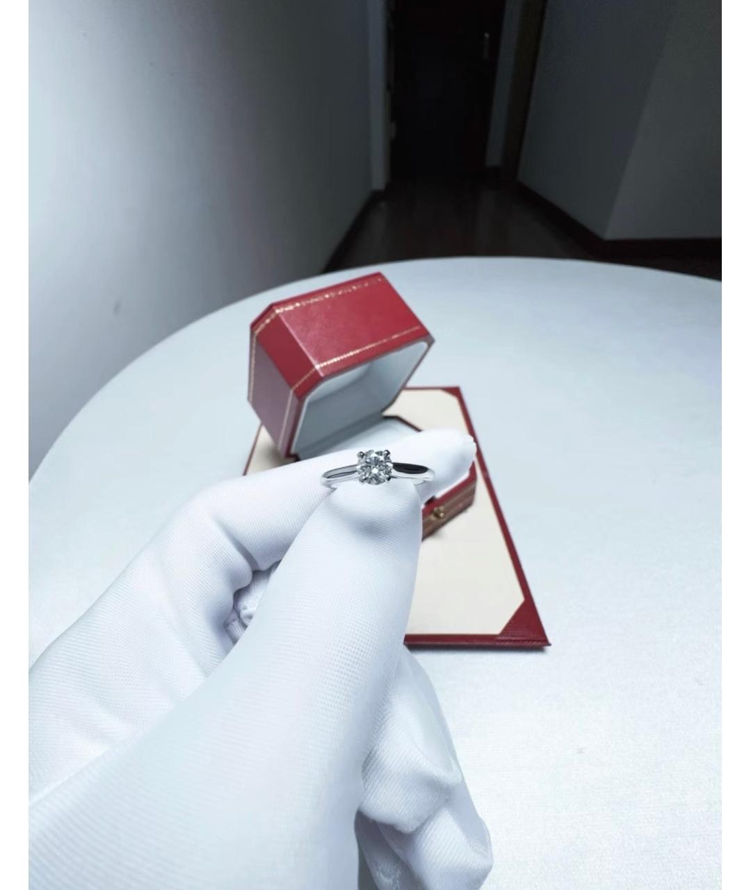 CARTIER Серебряное платиновое кольцо, фото 3