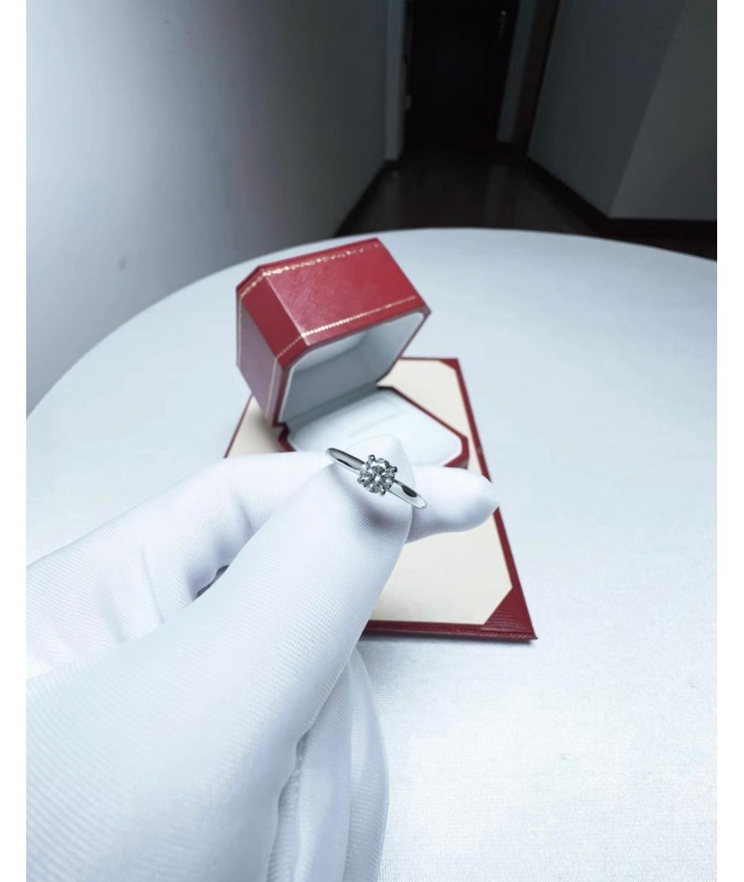 CARTIER Серебряное платиновое кольцо, фото 2