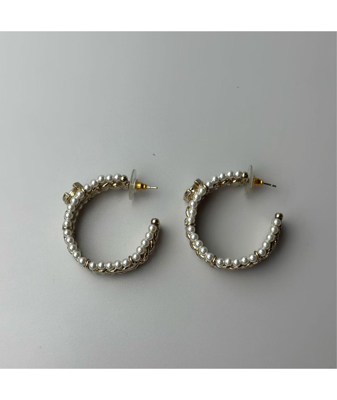 CHANEL Золотые серьги, фото 7