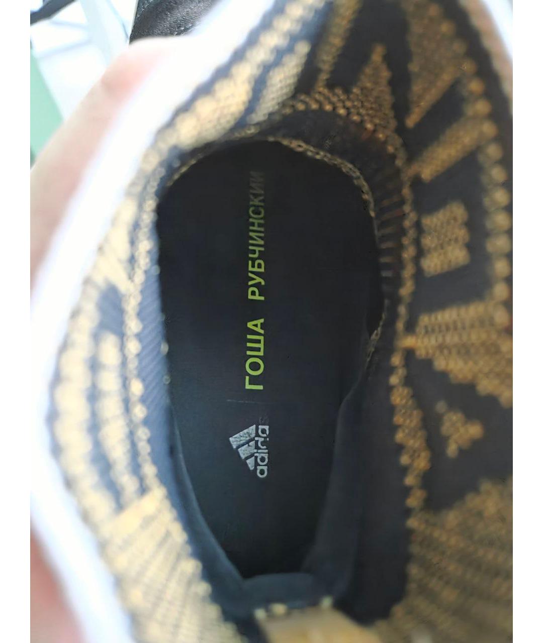 ADIDAS Черные текстильные кеды, фото 3