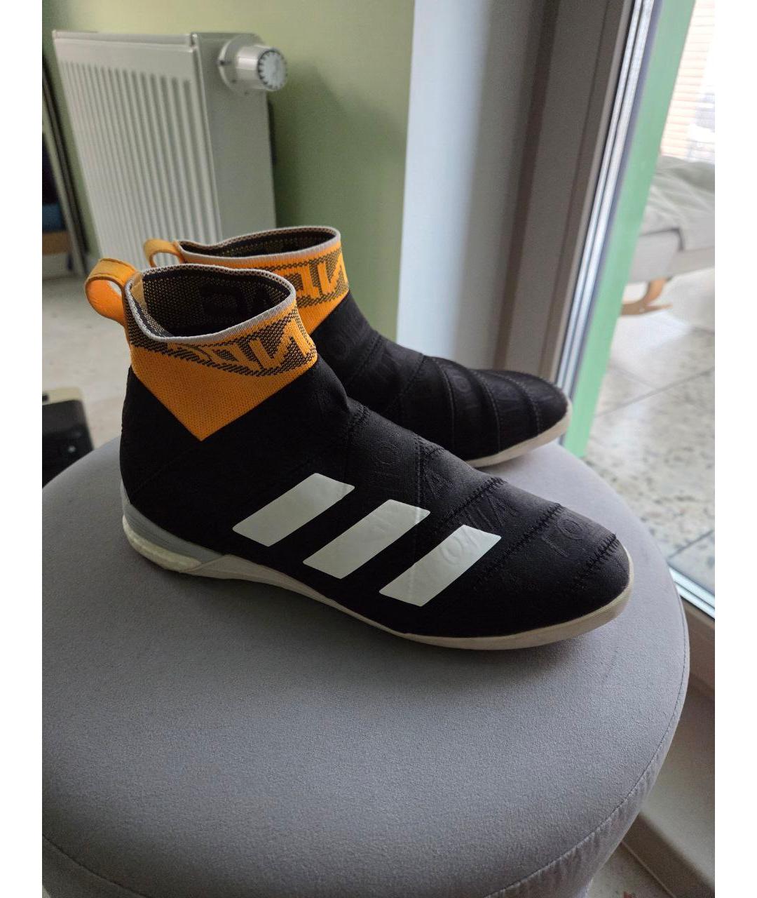 ADIDAS Черные текстильные кеды, фото 4